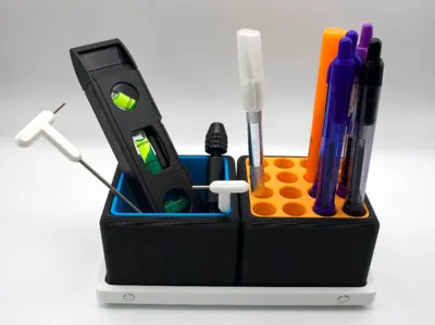 SnapStack Modular Desk Organizer - Starter Pack 