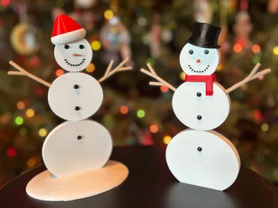Cute Modular Snowman