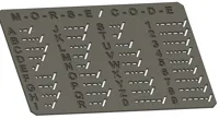 Gabarit code Morse — photo 1