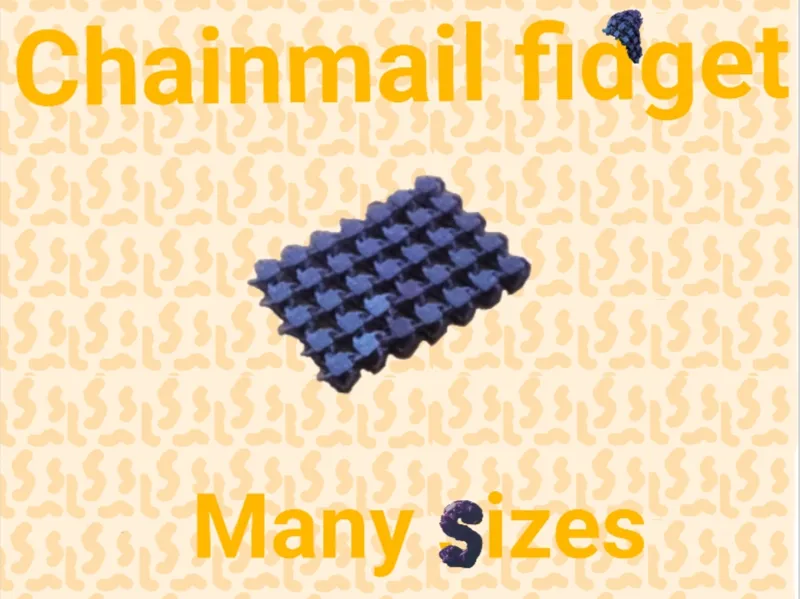 Chainmail fidget (print in place)