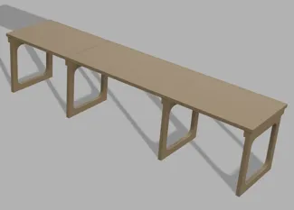 Shelf Riser / Aufsteller 45cm x 10 cm x 10,5cm