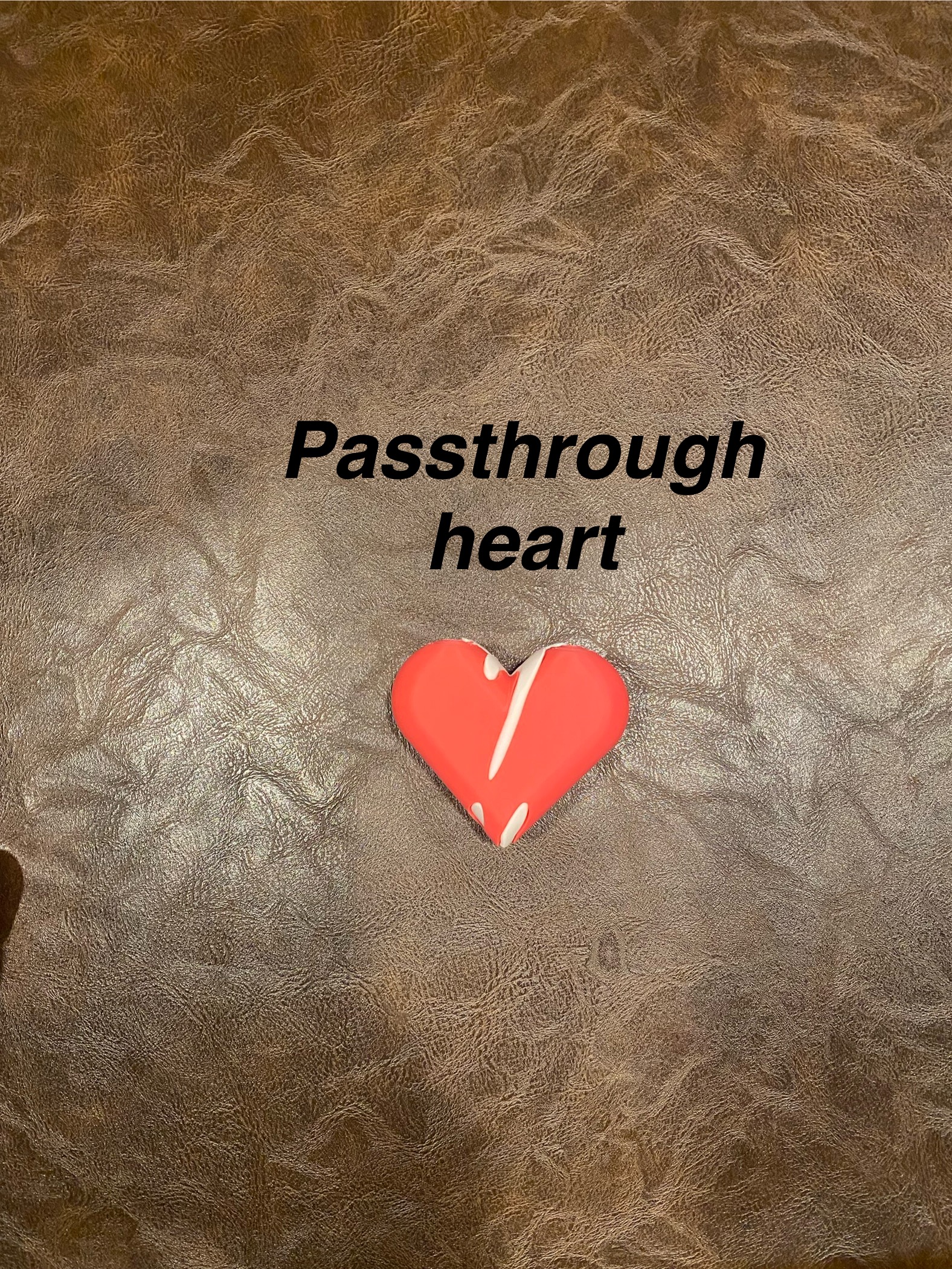 Miniatura 2 do modelo 3D passthrough heart!!
