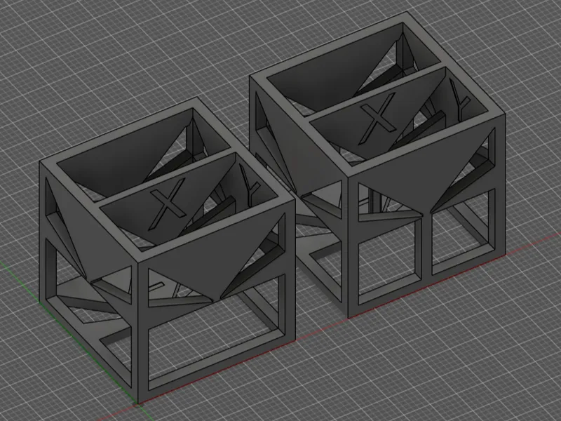 xyz calibration cube