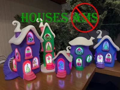 Whoville Grinchmas Christmas light up village