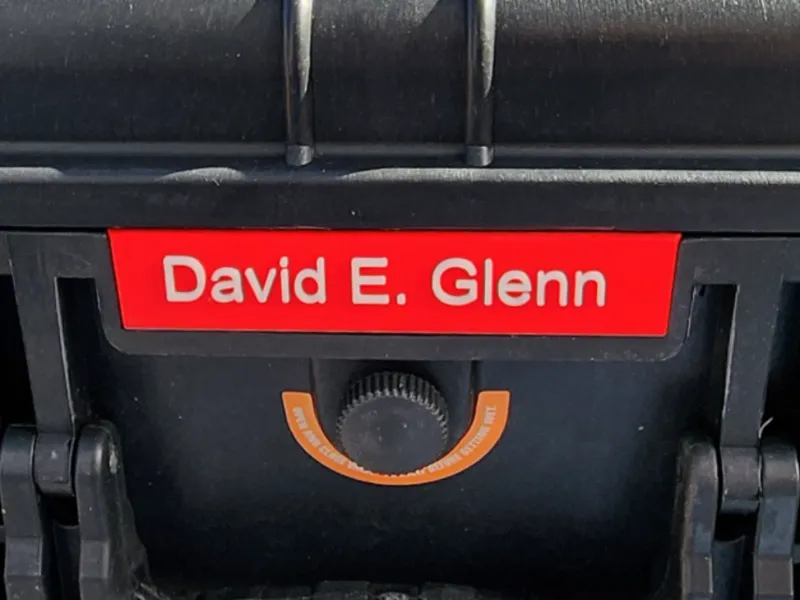 Name Plate Base for Apache 5800, 4800, 3800 Cases.