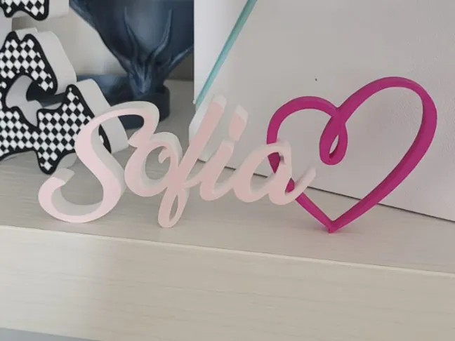 Scritta nome sofia