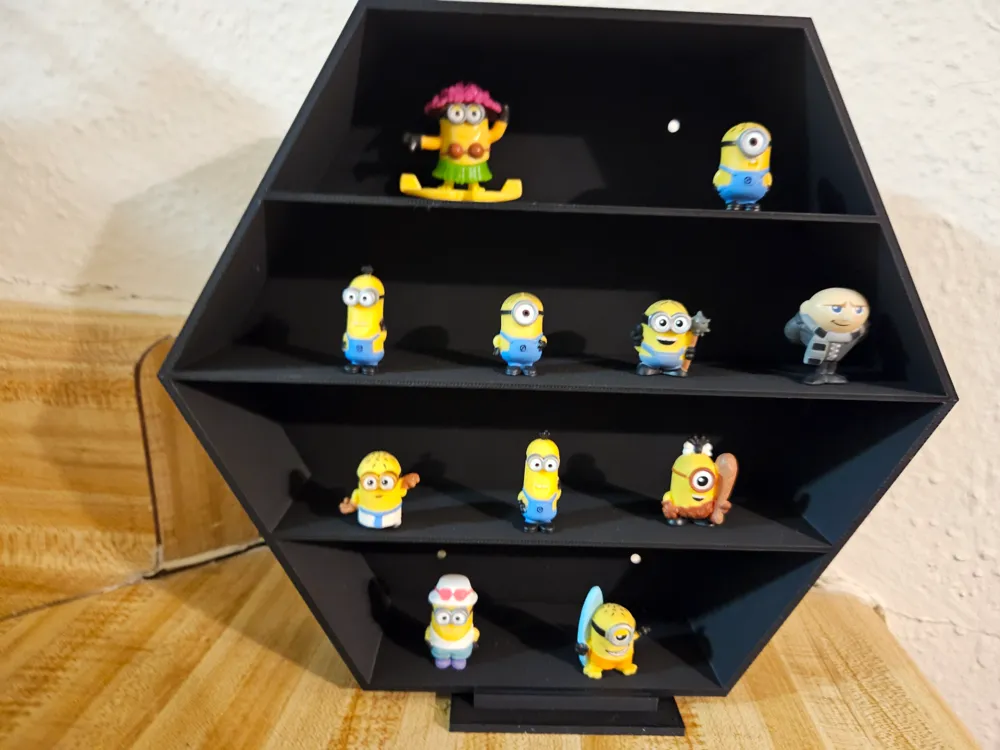 Wall Mounted Miniature Display Shelf - Free 3D Print Model - MakerWorld