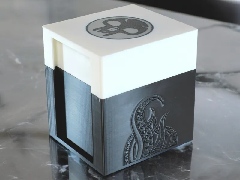Magic The Gathering Commander Deck Box black mana
