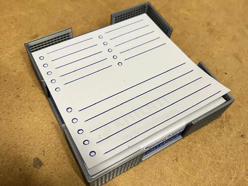 Notes Holder and 2 Templates - Free 3D Print Model - MakerWorld