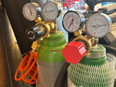Knob for gas pressure regulator