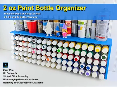 Paint Bottle Organizer 