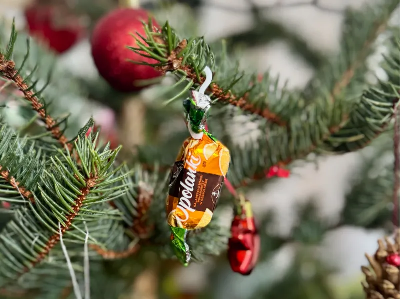 Sweets/ball (bauble, ornament) hook for xmas tree