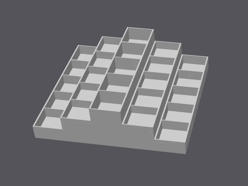 5 tier display stand