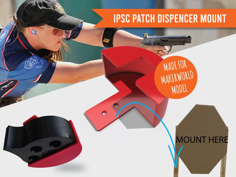 IPSC Patch Dispencer Mount Holder