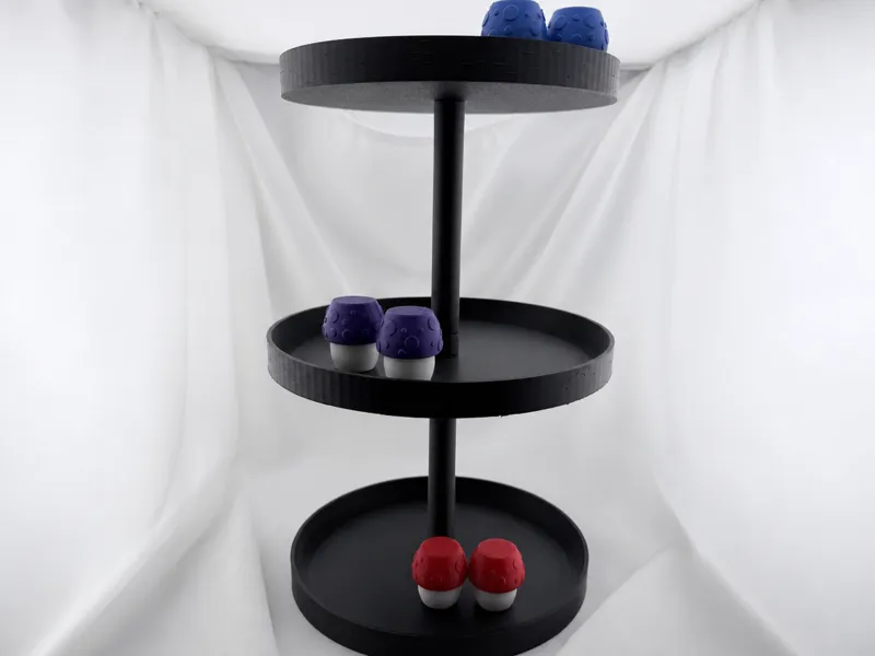 Three-Tier Display Stand - Easy to assemble