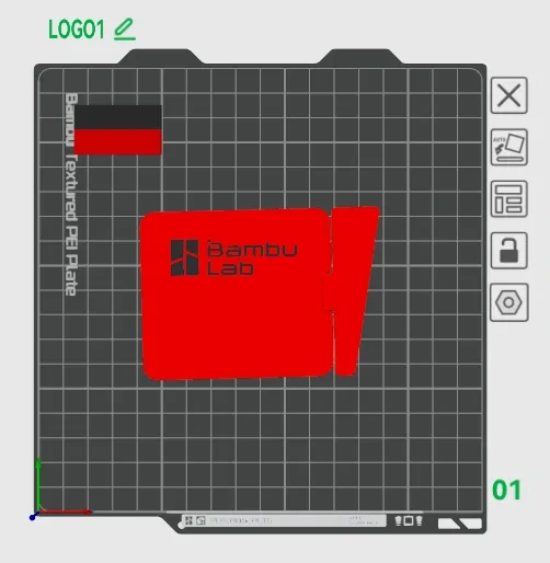 Miniatura 3 do modelo 3D 无支撑-一体打印-A1Miniscreen屏幕保护盖