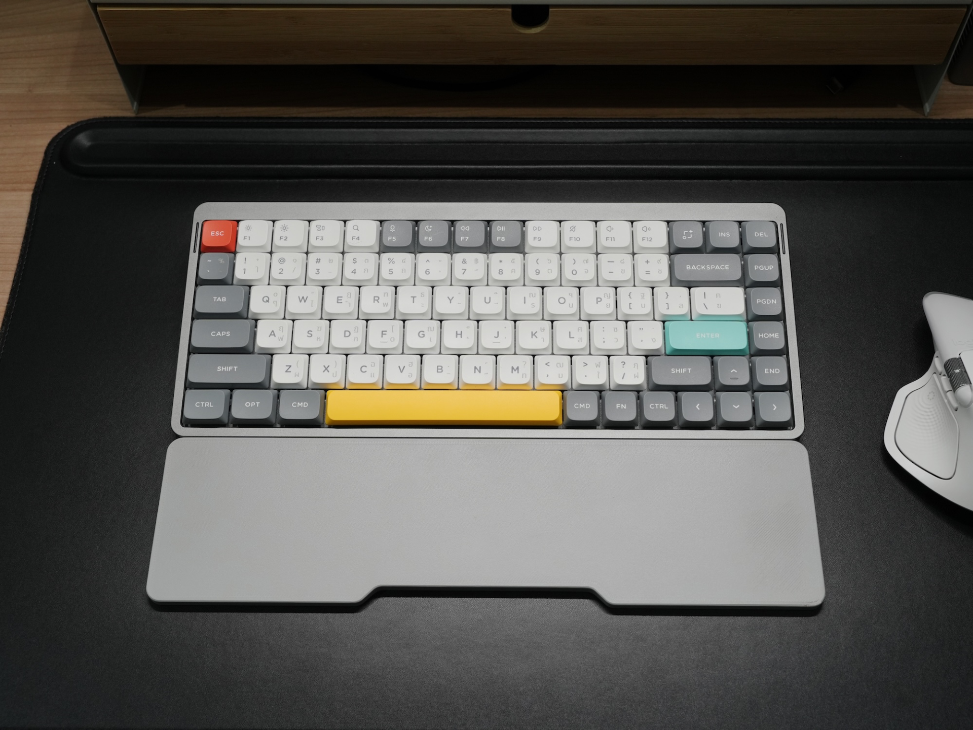 75% Low Profile Keyboard Wrist Rest