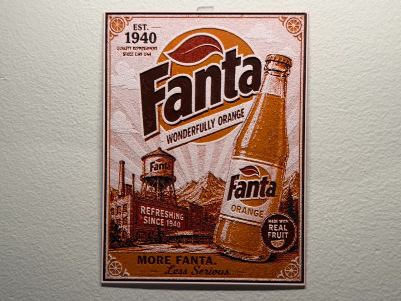 Fanta Poster Style HueForge