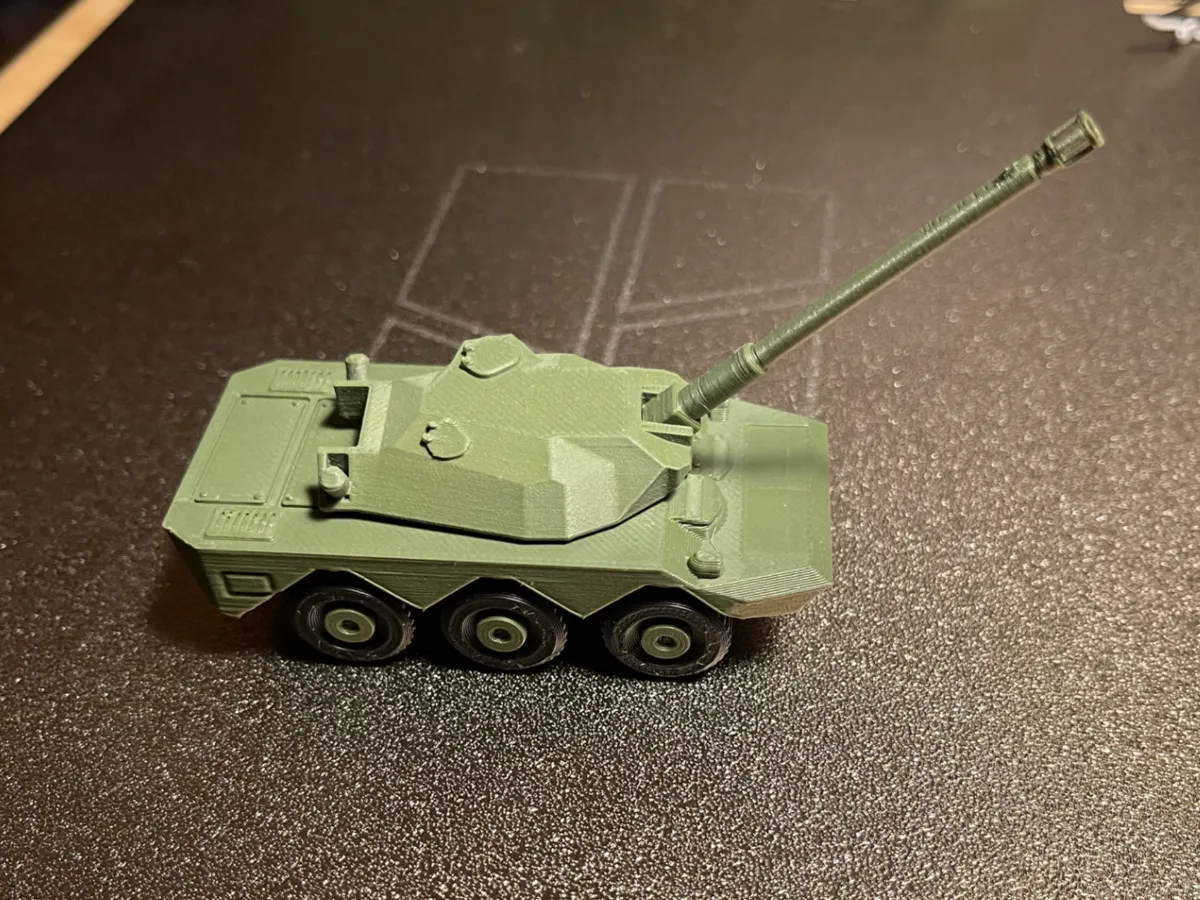 AMX-10RC mini tank H0 (1:87) scale - Free 3D Print Model - MakerWorld