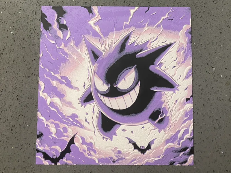 gengar - litho