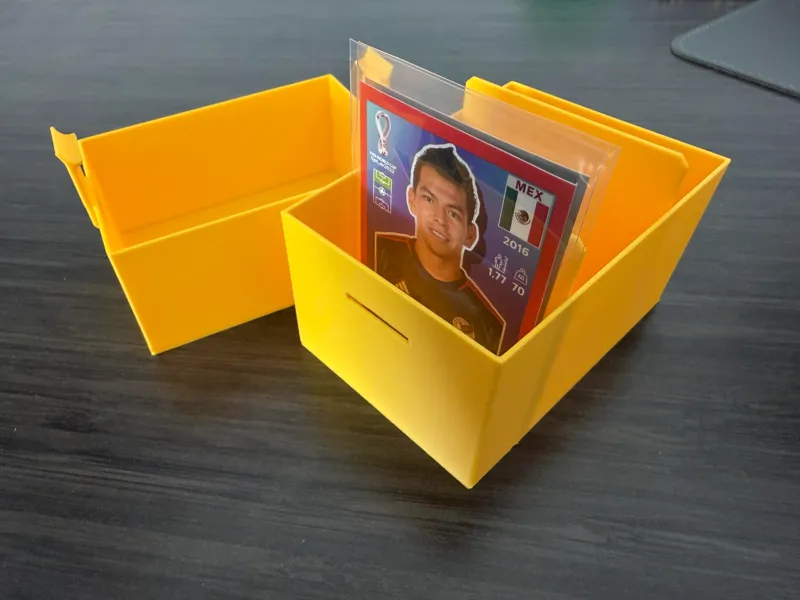 Panini stickers box for sleeved stickers