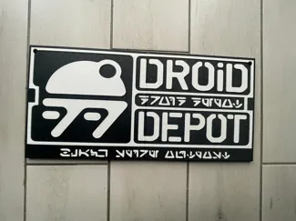 Panneau Droid Depot Star Wars Galaxy's Edge