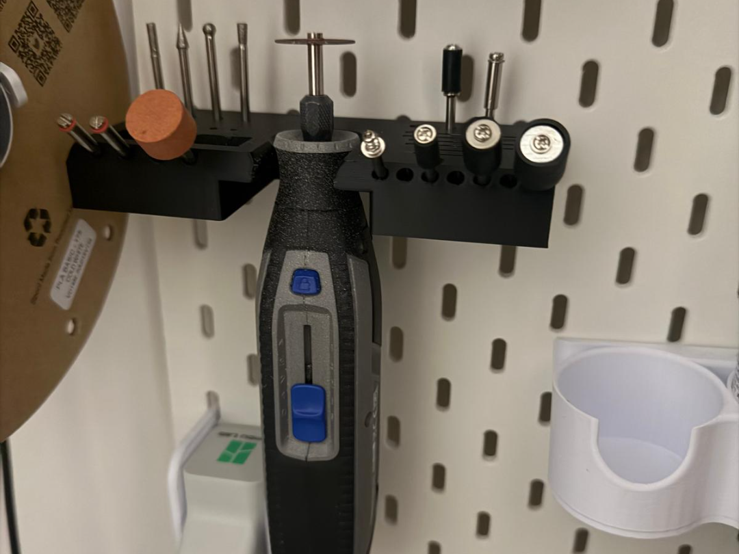 Porta utensili dremel e accessori per ikea Skadis