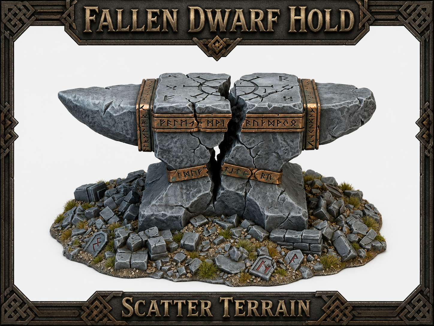 Fallen Dwarf Hold Scatter Terrain II - Anvil