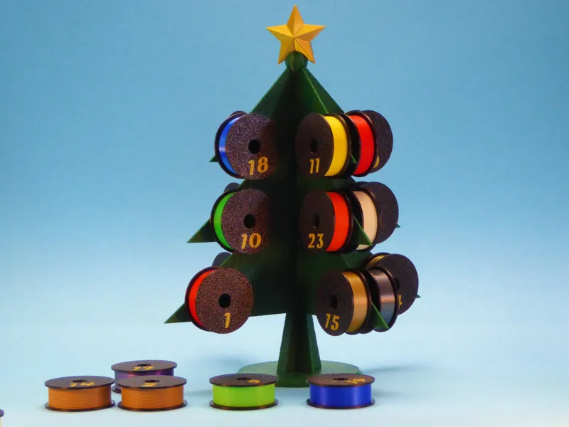 Advent Calendar Tree for 3D Print Enthusiasts