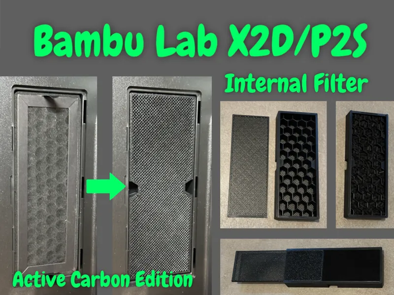 X2D/P2S Active Carbon Air Filter