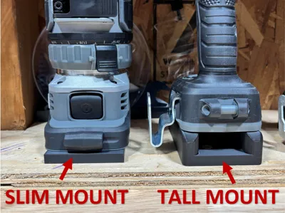 Flex 24v Tool Holder - Tall Mount