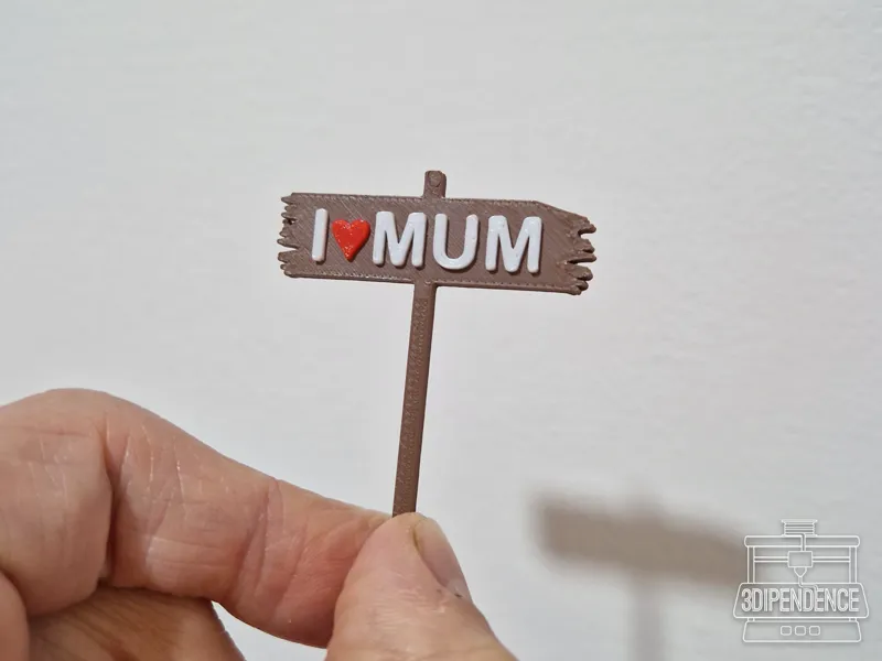 I Love Mum Topper
