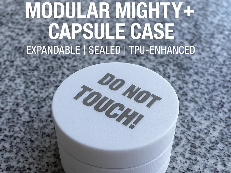 Modular Mighty+ Capsule Case with TPU O-Ring