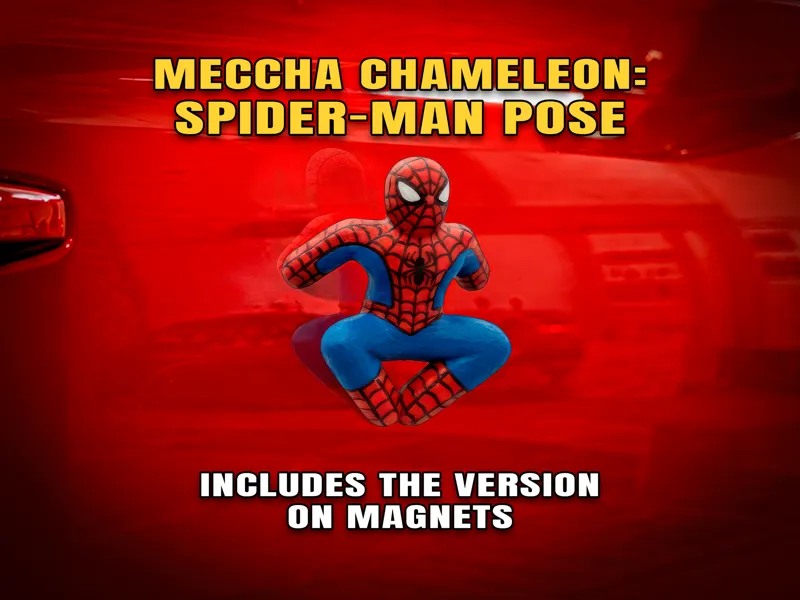 Meccha Chameleon: The Spider-Man Pose 