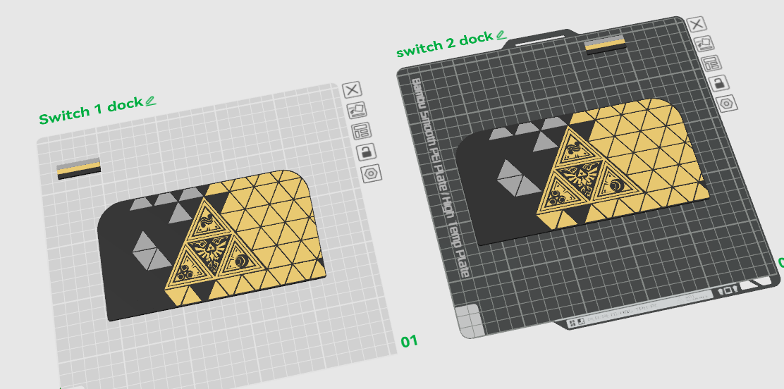 Zelda 40th Anniversary Switch Dock Cover, 1 or 2 - 1