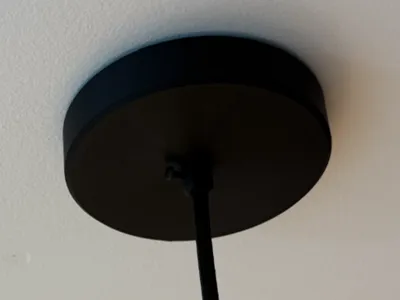 Ceiling canopy for hanging lamp
