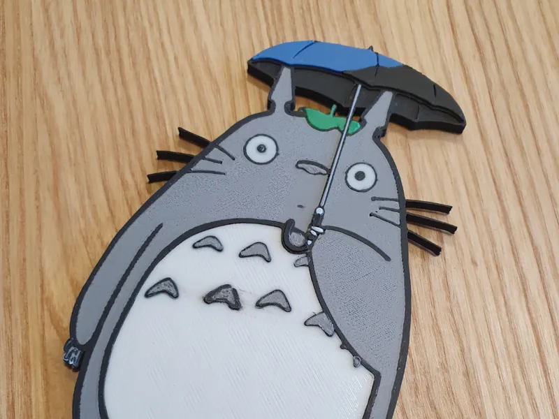 Totoro - customize with keychain or bookmark