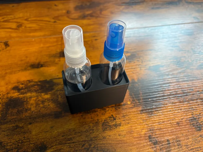 IPA Gridfinity Spray Bottle Holder- 1 or 2 bottles