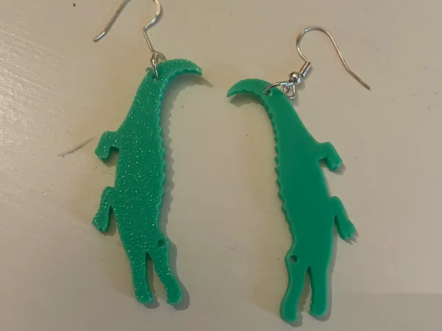 Alligator Earrings
