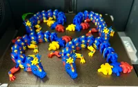 Dragon articulé sensibilisation à l'autisme — photo 7