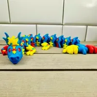 Dragon articulé sensibilisation à l'autisme — photo 3