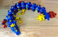 Dragon articulé sensibilisation à l'autisme — photo 6