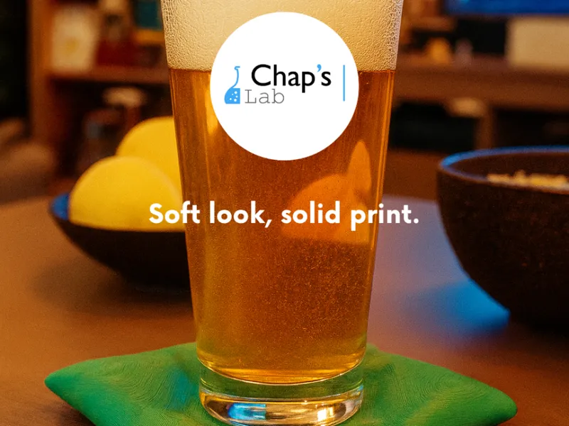 Cushion Coaster – 3D Printed Drink Pad