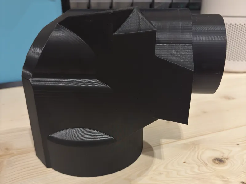 90 Grad Adapter 150mm to 95mm