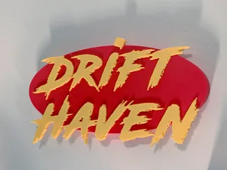 Drift Haven wall sign