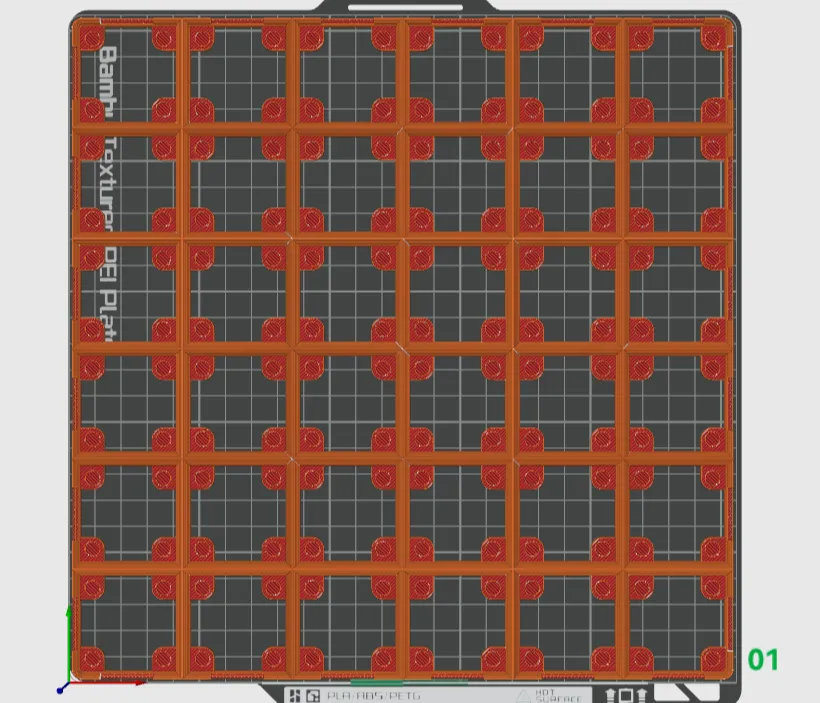 Connectable Base Collection gridfinity connectable base 6x6 with magnet holes - Free 3D Print Model ...