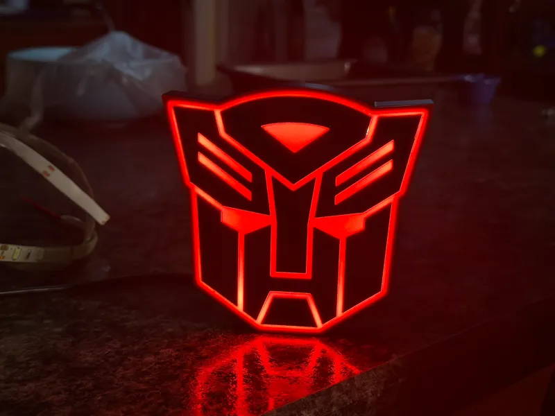 Transformer Autobot Light Up Logo
