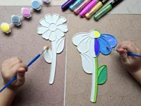 Set créatif de coloriage fleurs (kit 2) — photo 1
