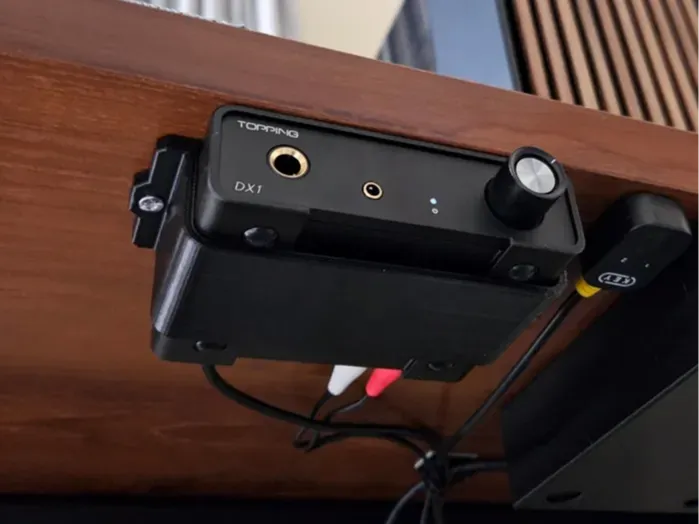 Topping DX1 under desk mount