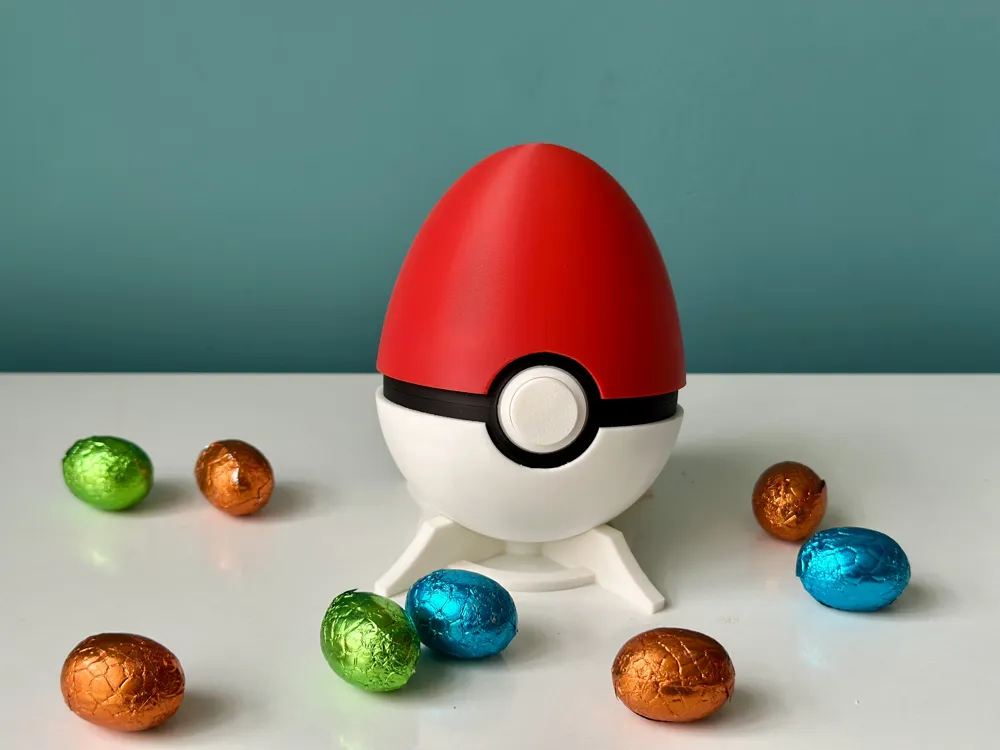 PokéEgg Easter Edition - Poké Ball - Pokémon - Free 3D Print Model ...